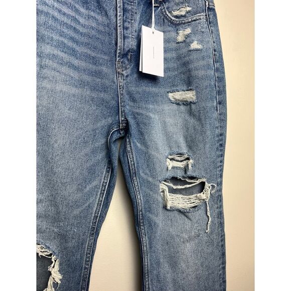 Vervet Blue Beverly Super High-Rise Straight Jeans NWT Sz. 29 - Picture 2 of 7
